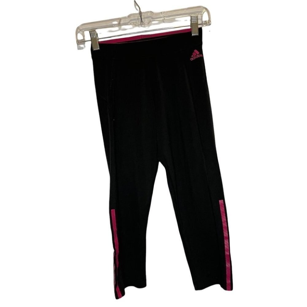 Adidas Capri Black Pink Leggings